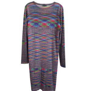 Missoni Bloomingdale's Vintage Space-Dye Knit Dress -Made in Italy Sz 44 / US 8
